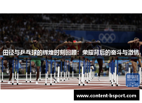 田径与乒乓球的辉煌时刻回顾：荣耀背后的奋斗与激情
